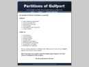 PARTITIONS OF GULFPORT CORPORATION