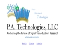 Website Snapshot of P. A. TECHNOLOGIES, LLC