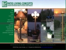 Website Snapshot of Patio Living Concepts Co. (H Q)
