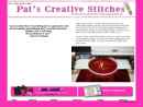 Website Snapshot of Pat's Creative Stitches