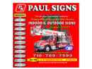 Website Snapshot of Paul Signs