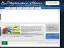 Website Snapshot of PHYSICIANS' CHOICE HOME MEDICAL, INC