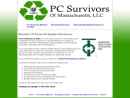 Website Snapshot of PC SURVIVORS OF MA LLC
