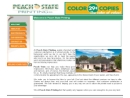 Website Snapshot of Peach State Printing, Inc.