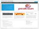 Website Snapshot of PEAK SUN SILICON CORPORATION