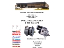 Website Snapshot of Pearland Alternator Company