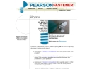 Website Snapshot of Pearson Fastener Corp.
