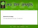 Website Snapshot of PEA TREE DESIGNS