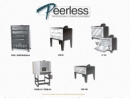 Website Snapshot of Peerless Professional Cooking Equipment