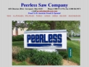 Website Snapshot of Peerless Saw Co.