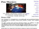 Website Snapshot of Pen Masters