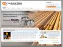 Website Snapshot of Pennsylvania Steel Corp.