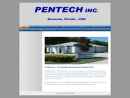 Website Snapshot of PENTECH INC