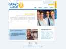Website Snapshot of PEO Professionals
