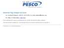 Website Snapshot of Pesco International