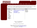 Website Snapshot of Phenix Co. Of California
