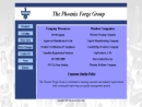 Website Snapshot of Phoenix Forging Co., Inc.