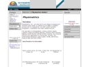 Website Snapshot of PHYSIMETRICS INC