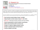 Website Snapshot of XL RESEARCH INC