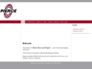 Website Snapshot of Pierce Box & Paper Corp.