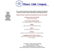 Website Snapshot of Pioneer Cable Co.