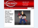 Website Snapshot of Pipeline Products