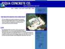 Website Snapshot of PIQUA CONCRETE CORP