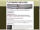 Website Snapshot of Pittsburgh Tube & Steel