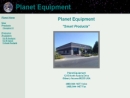 Website Snapshot of Planet Equipment, Inc.