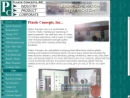 Website Snapshot of Plastic Concepts, Inc.