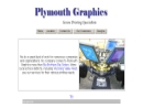 Website Snapshot of Plymouth Graphics