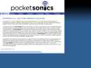 Website Snapshot of POCKETSONICS INC