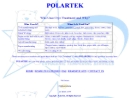 Website Snapshot of POLARTEK
