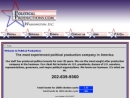 Website Snapshot of POLITICAL PRODUCTIONS.COM, INC.