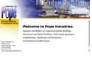 Website Snapshot of Pope Industries Inc.