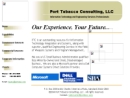 Website Snapshot of PORT TOBACCO CONSULTING LLC