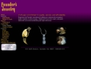 Website Snapshot of Pounder's Jewelry