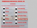 Website Snapshot of Power House Mechanical Repair, Inc.