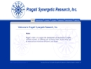 Website Snapshot of PRAGATI SYNERGETIC RESEARCH