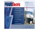 Website Snapshot of PRAIRIE ELECTRIC, INC