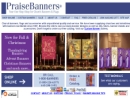 Website Snapshot of Praise Banners