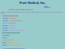 Website Snapshot of Pratt Medical Inc