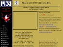 Website Snapshot of Pre-Cast Specialties, Inc. (PCSI)