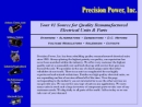 Website Snapshot of Precision Power, Inc.
