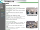 Website Snapshot of Precision Air Products Co.