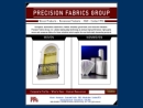 Website Snapshot of Precision Fabrics Group Inc