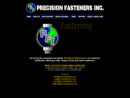 Website Snapshot of PRECISION FASTENERS INC