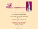 Website Snapshot of Precision Feedscrews, Inc.