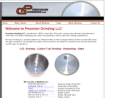 Website Snapshot of Precision Grinding, LLC