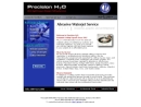 Website Snapshot of Precision H2O